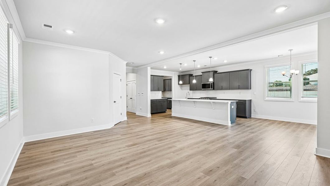 Spacious, unfurnished interior of a new home in Oak Grove Hill, Huntersville (Image 23).