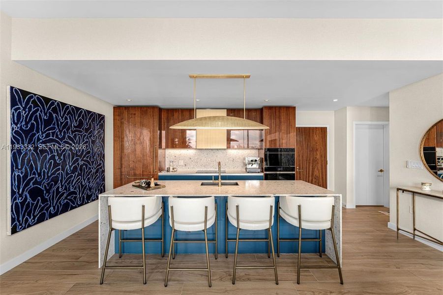 Furnished interior view inside a new home in , Miami (Image 16).