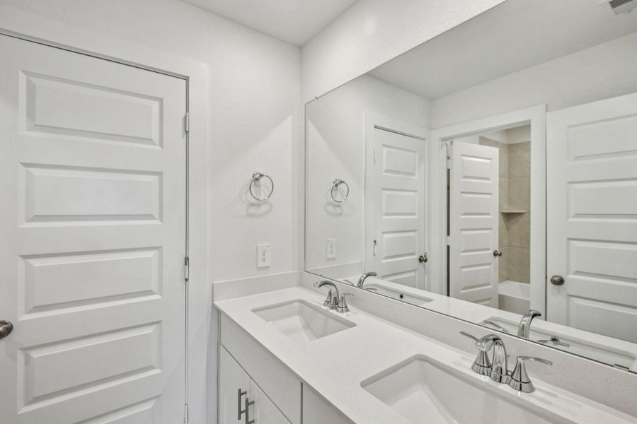 Photo is not of the actual home, but is an inspirational photo of builder’s model home and may depict options, furnishings, and/or decorator features that are not included