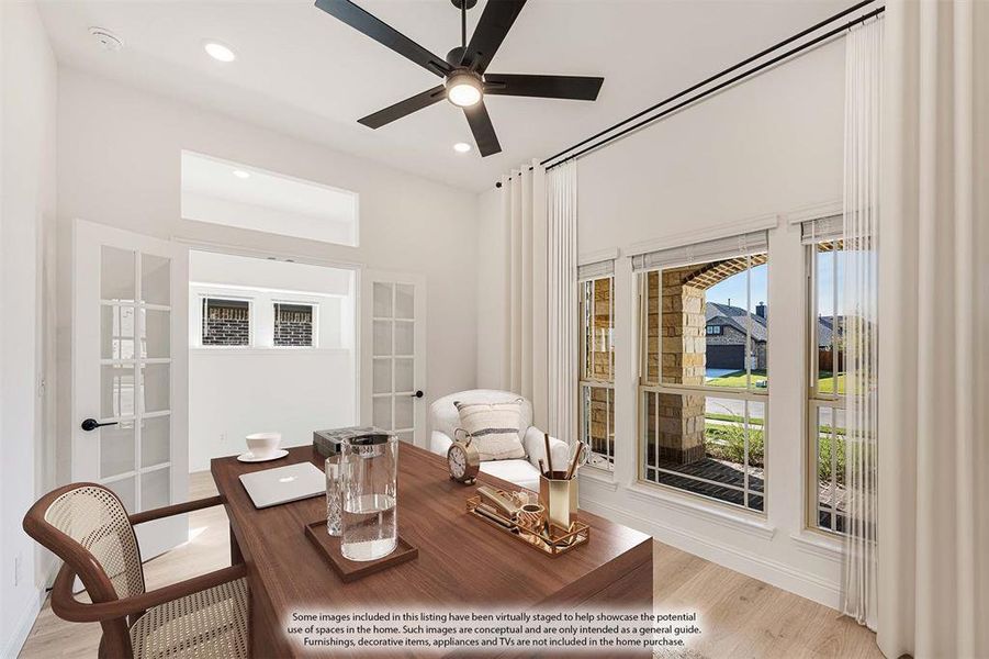 Furnished interior view inside a new home in West Crossing, Anna (Image 12). Furnished interior view inside a new home in West Crossing, Anna (Image 12).