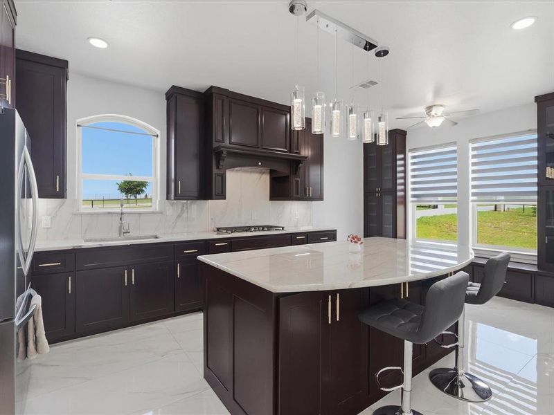 Furnished interior view inside a new home in , Krum (Image 4).
