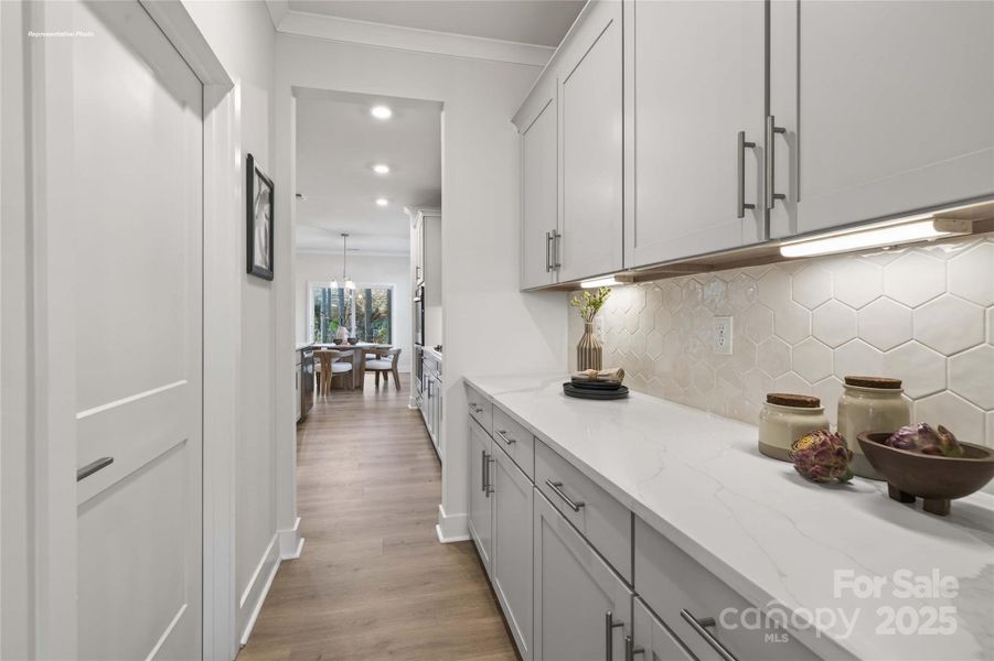 Furnished interior view inside a new home in Sanctuary at Southgate, Indian Trail (Image 10).