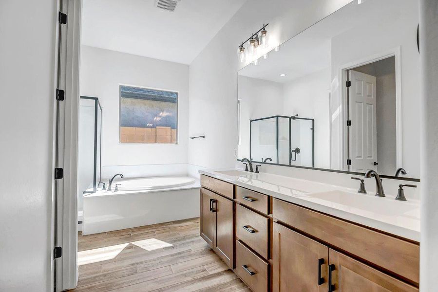 Furnished interior view inside a new home in Black Rock at Verrado, Buckeye (Image 15).