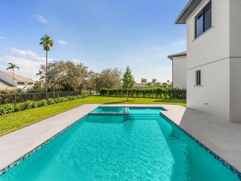 Exterior details and patio area of a home in , Miami (Image 3). Exterior details and patio area of a home in , Miami (Image 3).