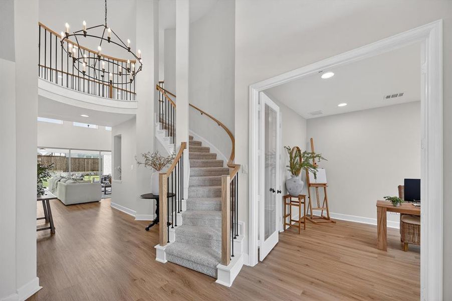 Furnished interior view inside a new home in The Parks at Wilson Creek, Celina (Image 24).