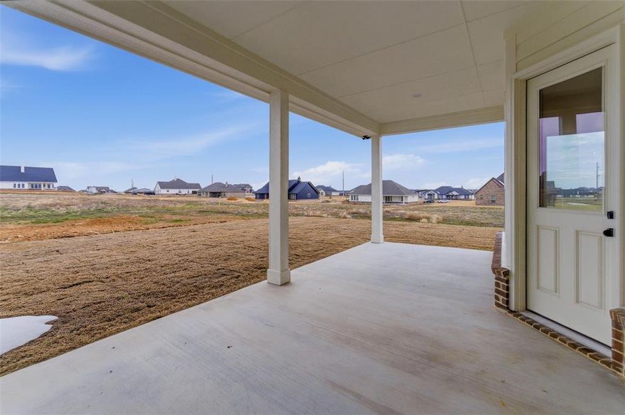 Exterior details and patio area of a home in Fairview Meadows, New Fairview (Image 3).