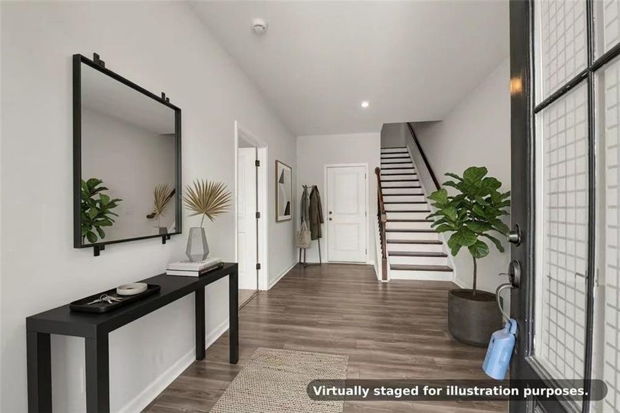 Furnished interior view inside a new home in , Lawrenceville (Image 16).
