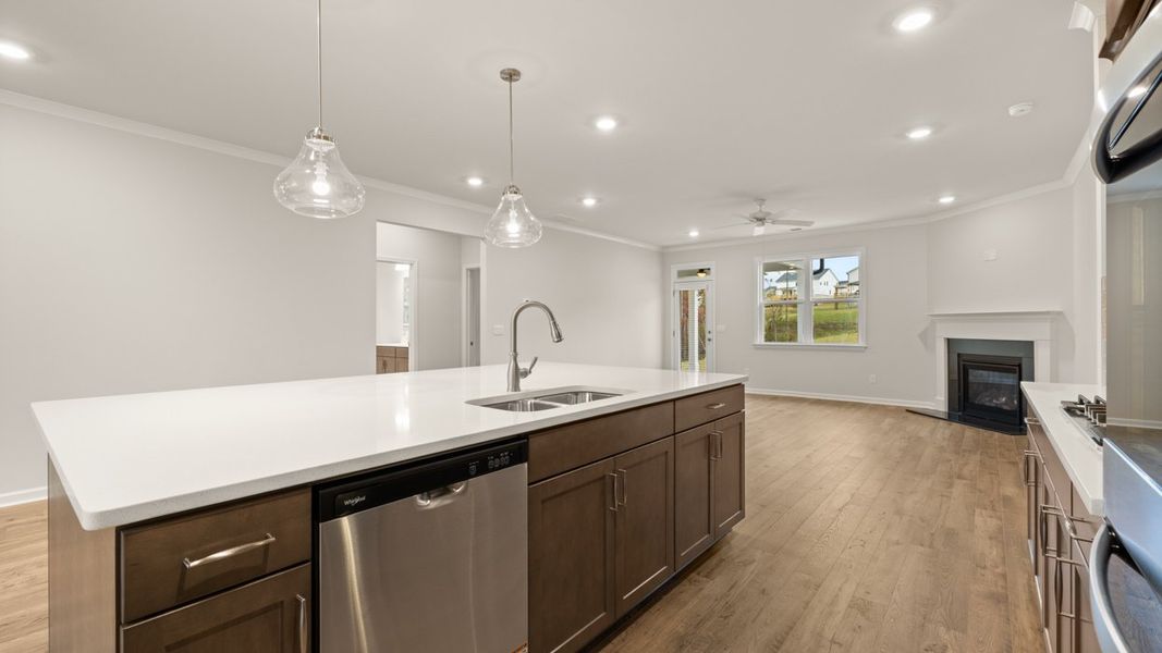 Furnished interior view inside a new home in Heritage Pointe, Senoia (Image 9).