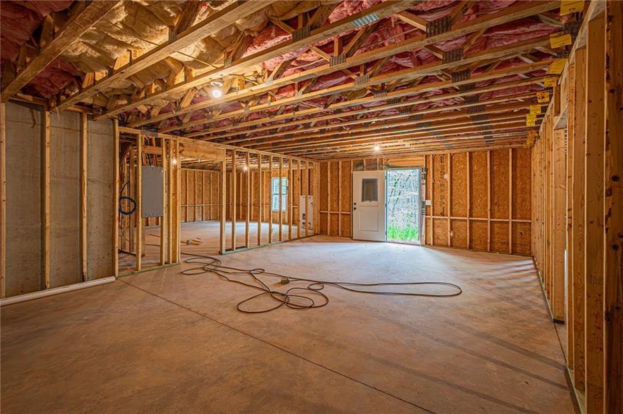 In-progress construction of a new home in , Murrayville, GA (Image 71).