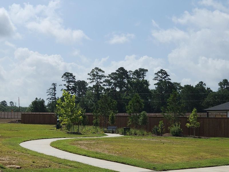 Have fun with your four legged friends at the community Dog Park!