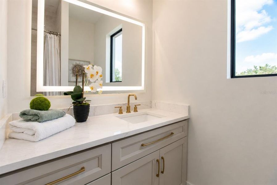 Furnished interior view inside a new home in , Sarasota (Image 15).