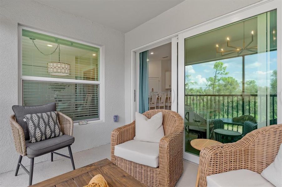 Exterior details and patio area of a home in Heritage Landing, Punta Gorda (Image 24).
