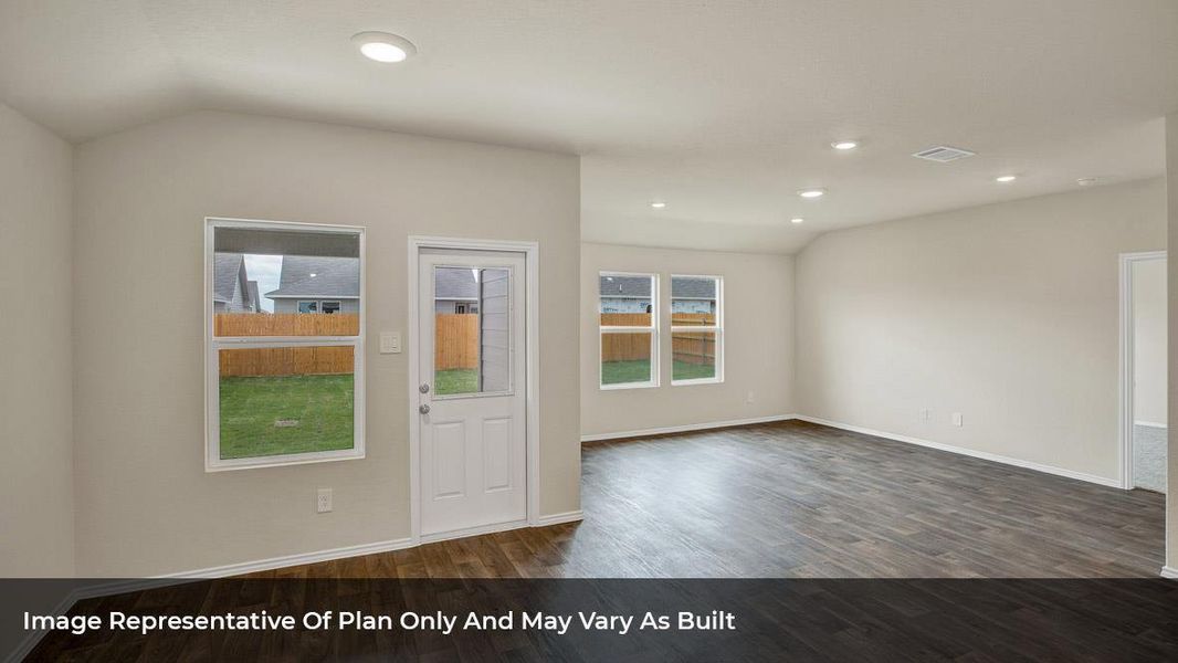 Spacious, unfurnished interior of a new home in Bar W Ranch, Leander (Image 22).