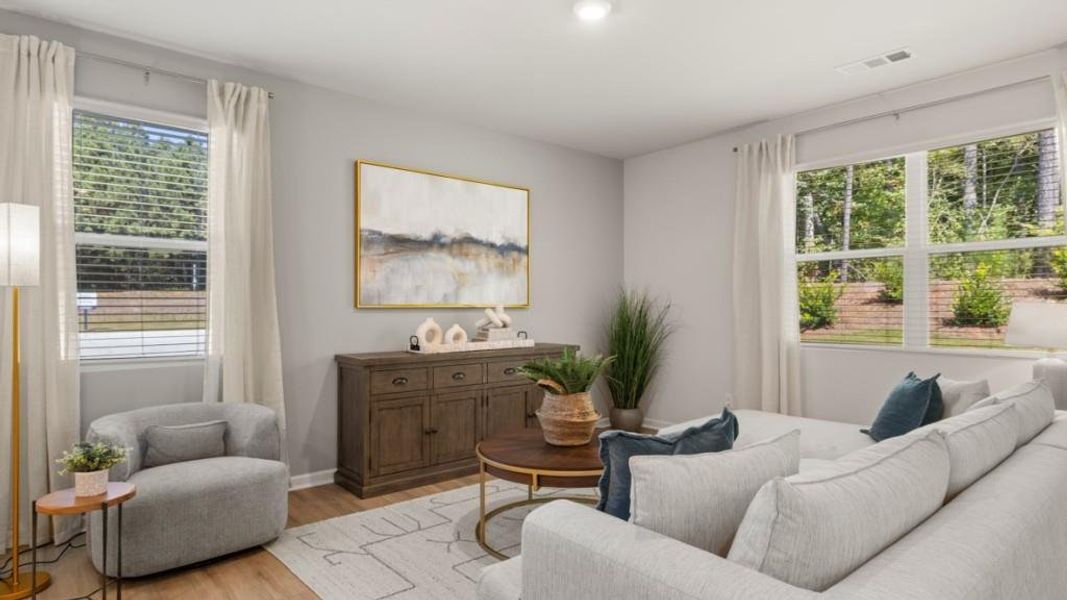 Furnished interior view inside a new home in Pointe Park, Union City (Image 41).