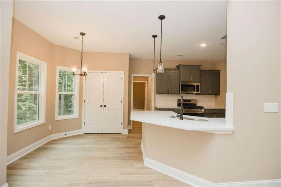 Furnished interior view inside a new home in , Douglasville (Image 12). Furnished interior view inside a new home in , Douglasville (Image 12).