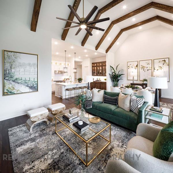 Furnished interior view inside a new home in Broken Oak, Georgetown (Image 23). Furnished interior view inside a new home in Broken Oak, Georgetown (Image 23).