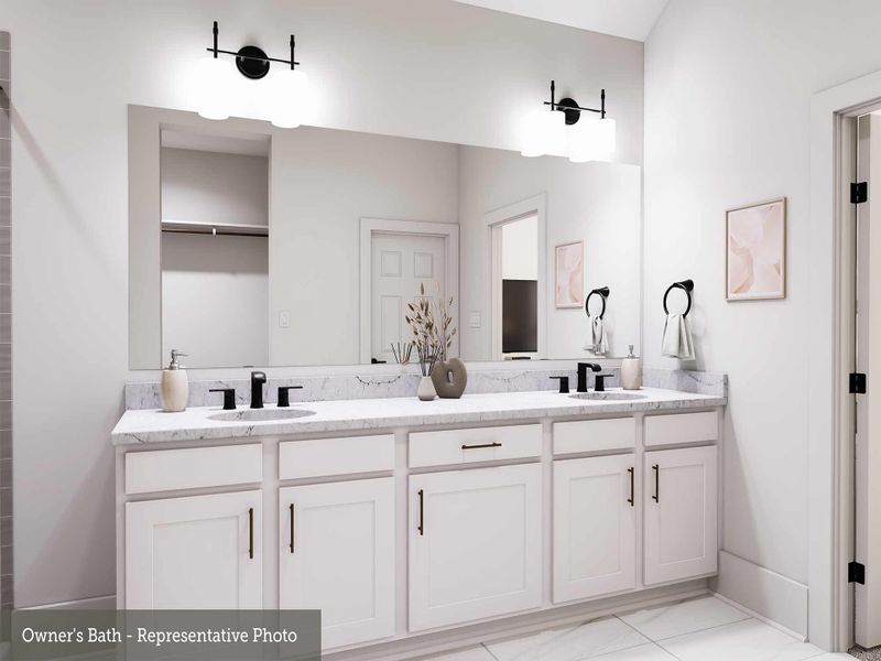 Owner's Bath - Representative Photo Owner's Bath - Representative Photo