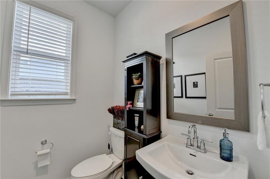 Furnished interior view inside a new home in Bailey Fence, Dacula (Image 40).