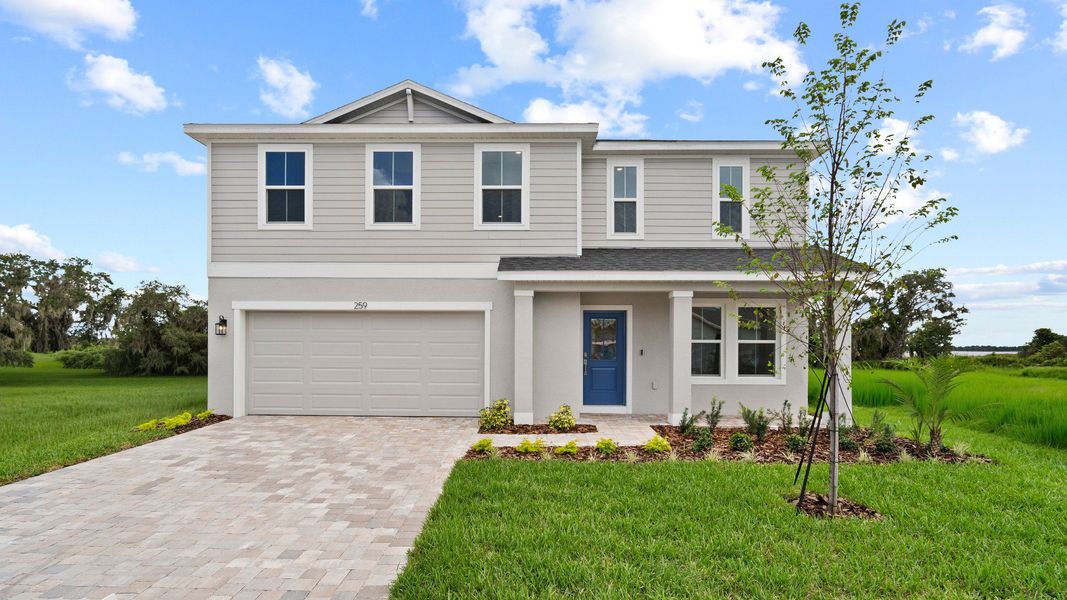 Highbourne Elevation by DRB Homes in Willowbrook North located on Lake Fannie in Winter Haven, FL. Highbourne Elevation by DRB Homes in Willowbrook North located on Lake Fannie in Winter Haven, FL.