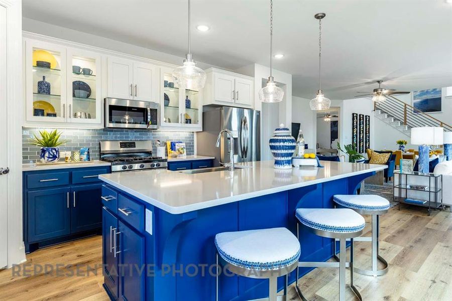 Furnished interior view inside a new home in Bel Air Village: 50ft. lots, Sherman (Image 24).