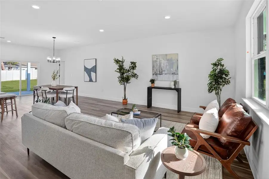 Furnished interior view inside a new home in , Citrus Springs (Image 11).