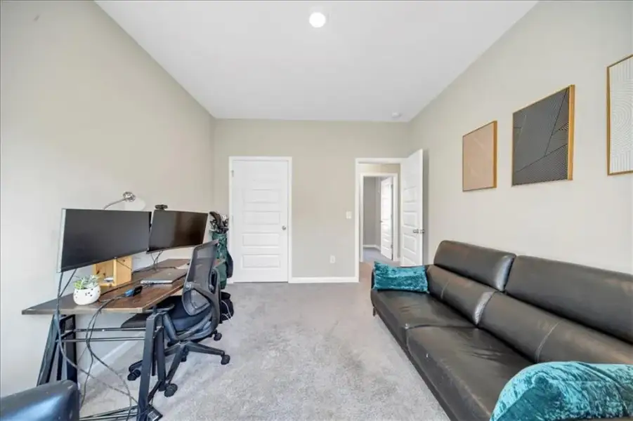 Furnished interior view inside a new home in Traditions at Cedarcrest, Dallas (Image 43).