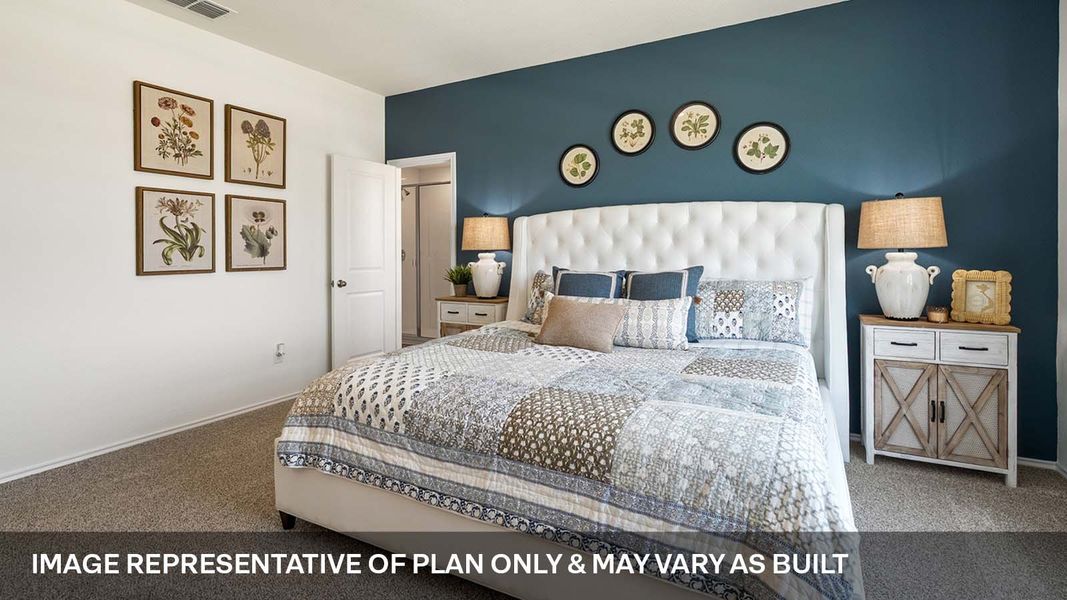 Furnished interior view inside a new home in Valverde, Bastrop (Image 21).