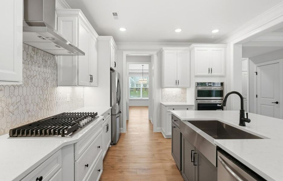 Furnished interior view inside a new home in Robinson Oaks, Gastonia (Image 8).