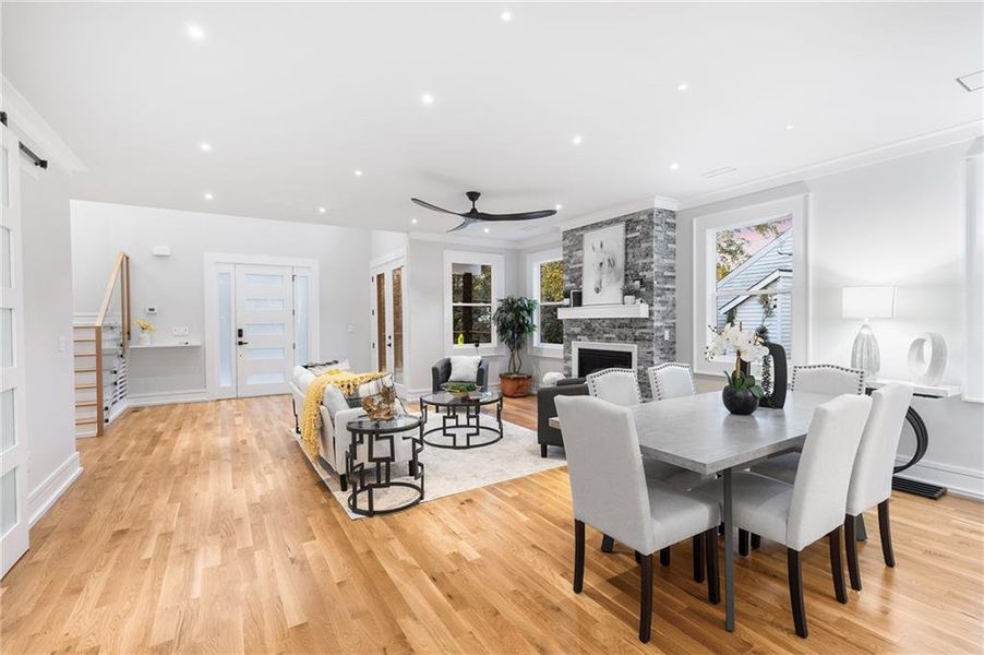 Furnished interior view inside a new home in , Decatur (Image 41).