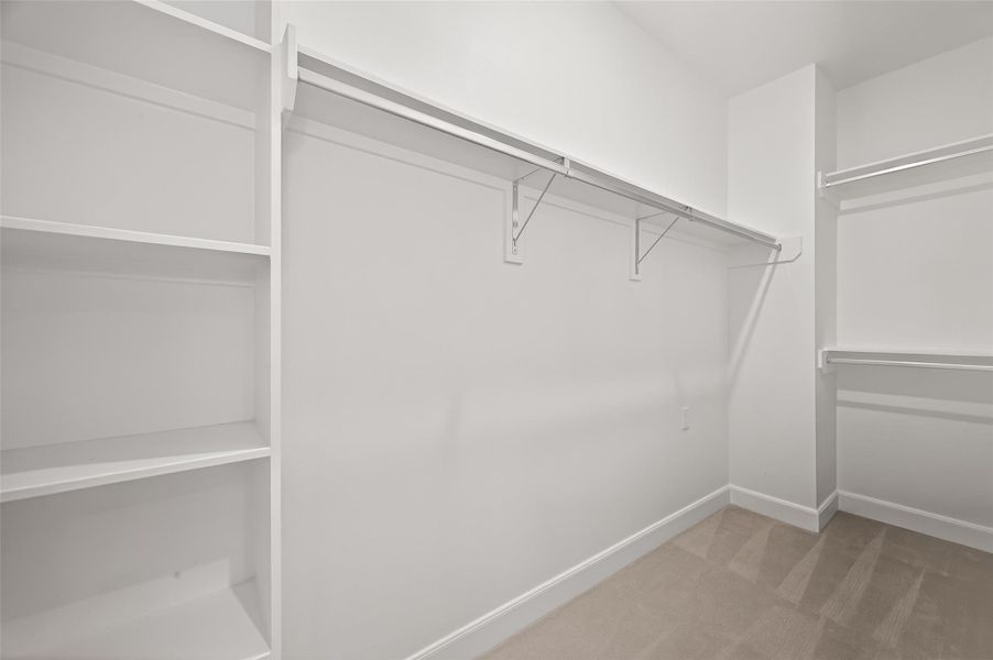 Spacious, unfurnished interior of a new home in The Corner At Buffalo Pointe, Houston (Image 36).