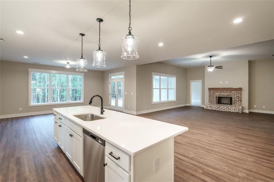 Furnished interior view inside a new home in , Social Circle (Image 15).