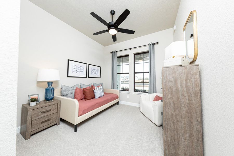 Furnished interior view inside a new home in Sienna: Signature Series, Missouri City (Image 6).