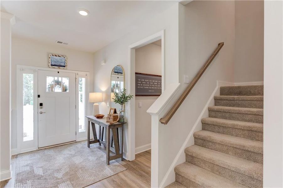 Furnished interior view inside a new home in , Pendergrass (Image 33).