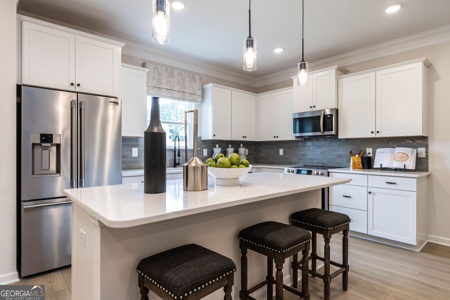 Furnished interior view inside a new home in Cobblestone Crossing Commons, Byron (Image 9).