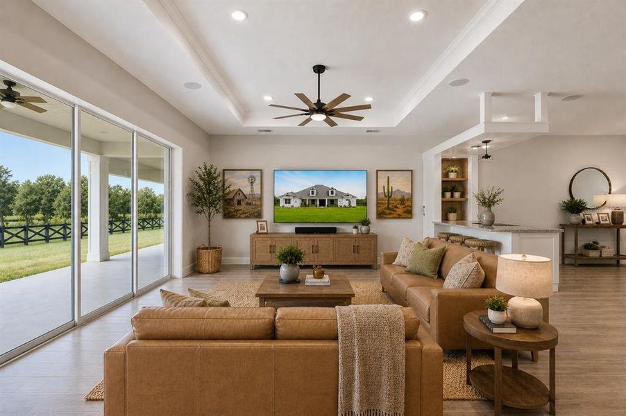 Furnished interior view inside a new home in , Brooksville (Image 20).