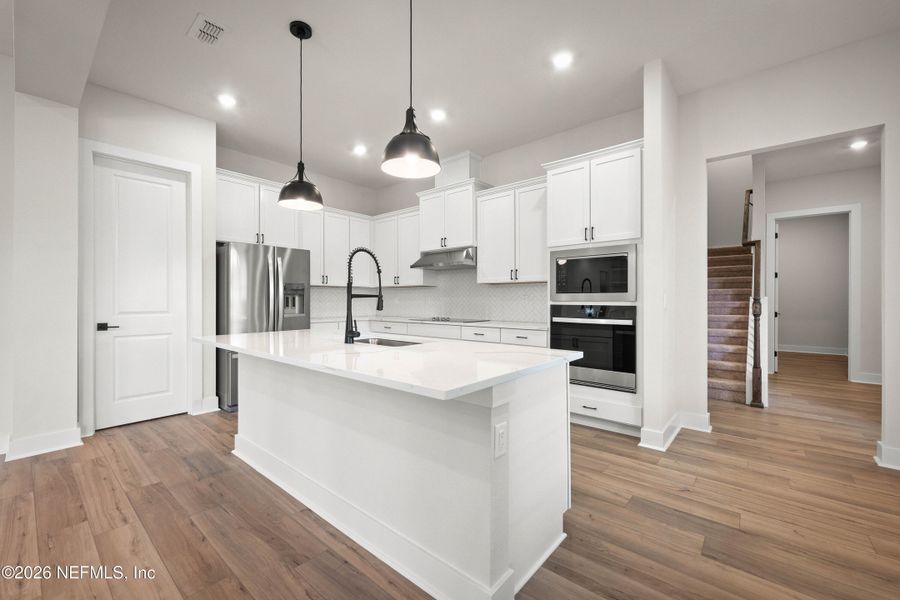Furnished interior view inside a new home in , Hilliard (Image 11).