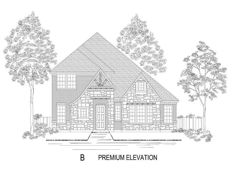 Representative rendering of the exterior for the Royal R (w/Game) by First Texas Homes (Image 2). Representative rendering of the exterior for the Royal R (w/Game) by First Texas Homes (Image 2).