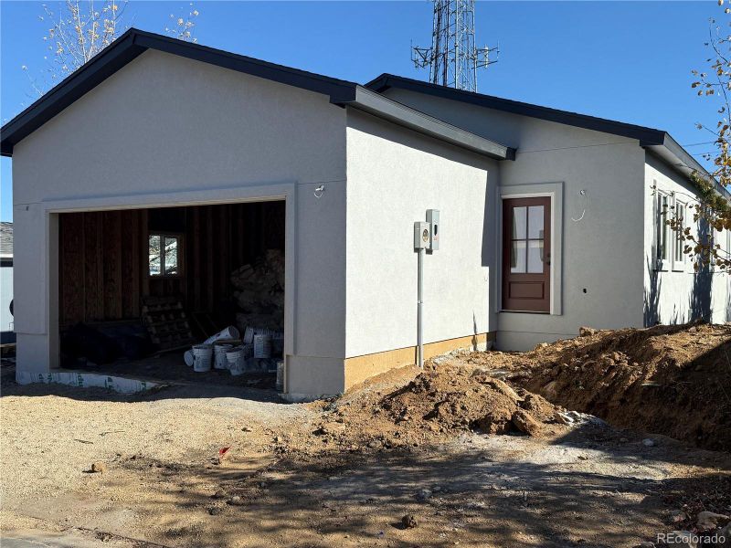 Front of structure Front of structure