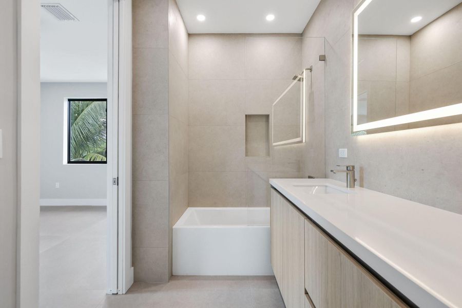 Furnished interior view inside a new home in , Wilton Manors (Image 47). Furnished interior view inside a new home in , Wilton Manors (Image 47).