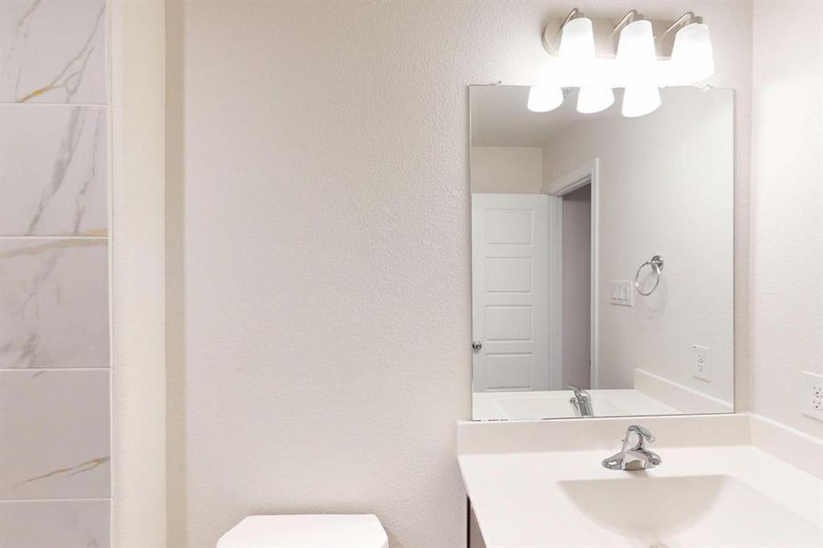 Furnished interior view inside a new home in The Preserve, Justin (Image 8).