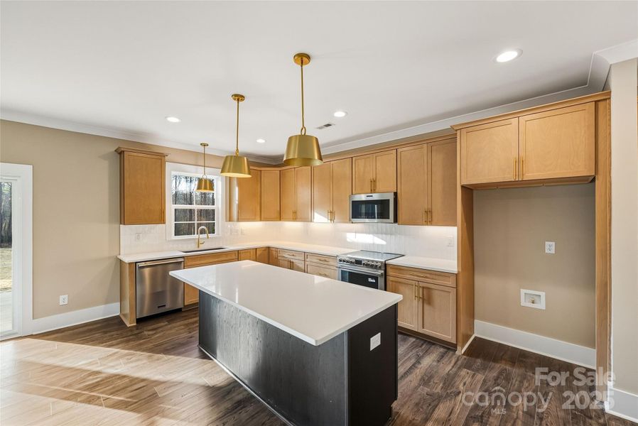 Furnished interior view inside a new home in , Wingate (Image 5).