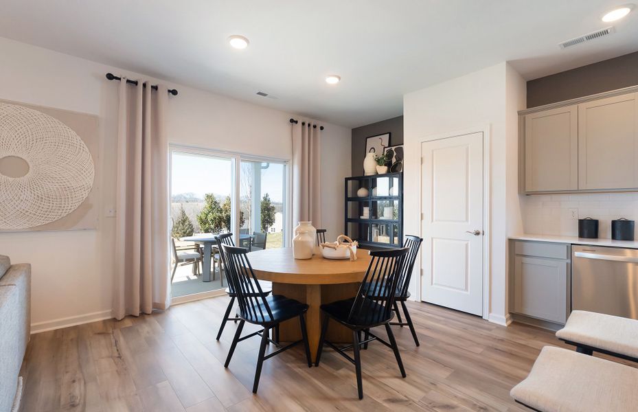 Furnished interior view inside a new home in Highlands of Carter's Station, Columbia (Image 32). Furnished interior view inside a new home in Highlands of Carter's Station, Columbia (Image 32).