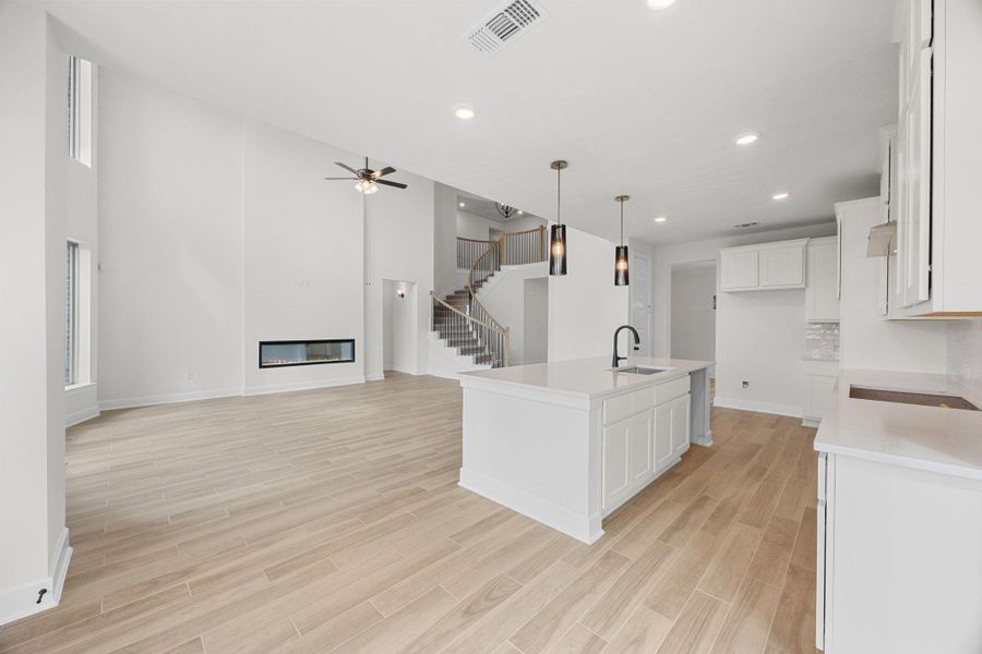 Furnished interior view inside a new home in Santa Rita Ranch, Liberty Hill (Image 5).