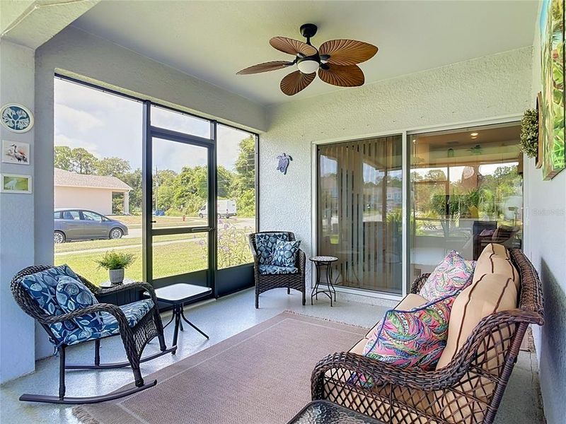 Exterior details and patio area of a home in Riverfront, Edgewater (Image 29).