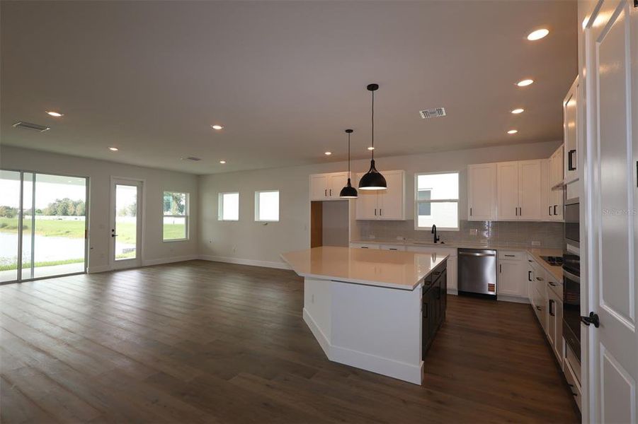 Furnished interior view inside a new home in The Peninsula at Rhodine Lake, Riverview (Image 7). Furnished interior view inside a new home in The Peninsula at Rhodine Lake, Riverview (Image 7).