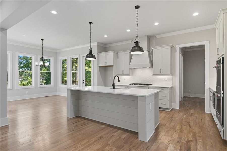 Furnished interior view inside a new home in , Canton (Image 19).