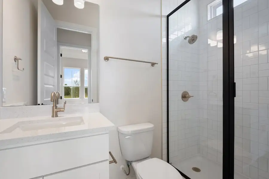 Furnished interior view inside a new home in Arbor Collection At Wolf Ranch, Georgetown (Image 6).