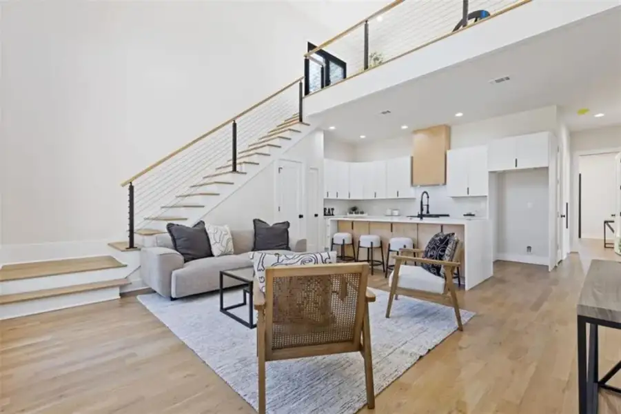 Furnished interior view inside a new home in , Atlanta (Image 33).