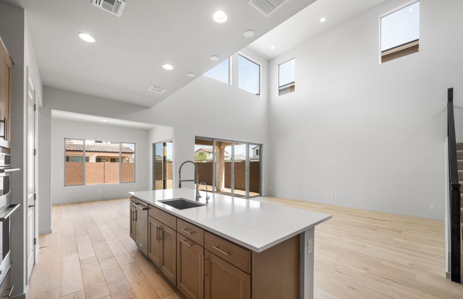Furnished interior view inside a new home in Legado West, Queen Creek (Image 9).