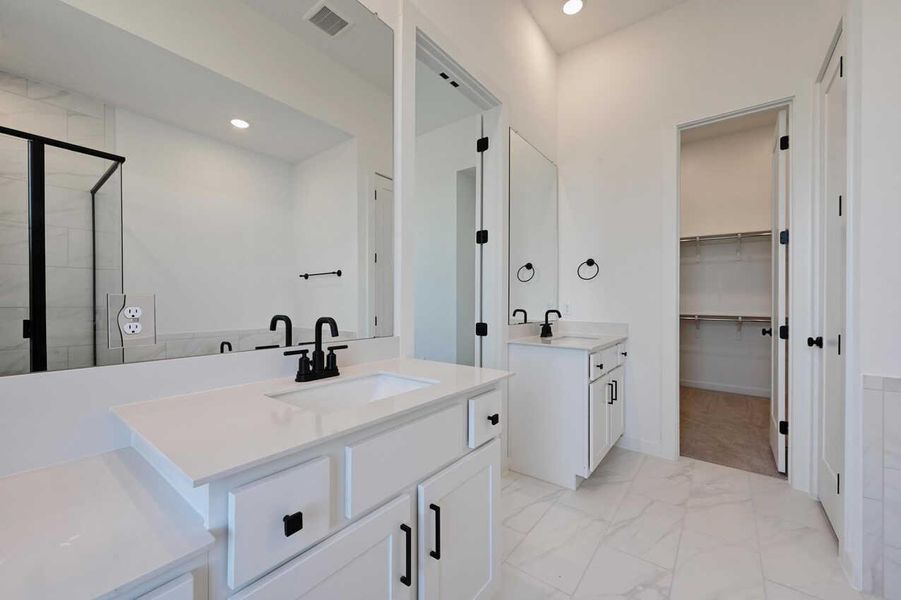 Furnished interior view inside a new home in Meridiana, Manvel (Image 7).
